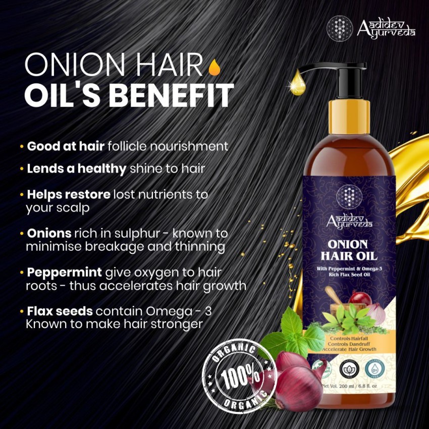 ViJohn Onion Hair Oil With Bhringraj  Amla Which Controls Dandruff   ViJohn Kart