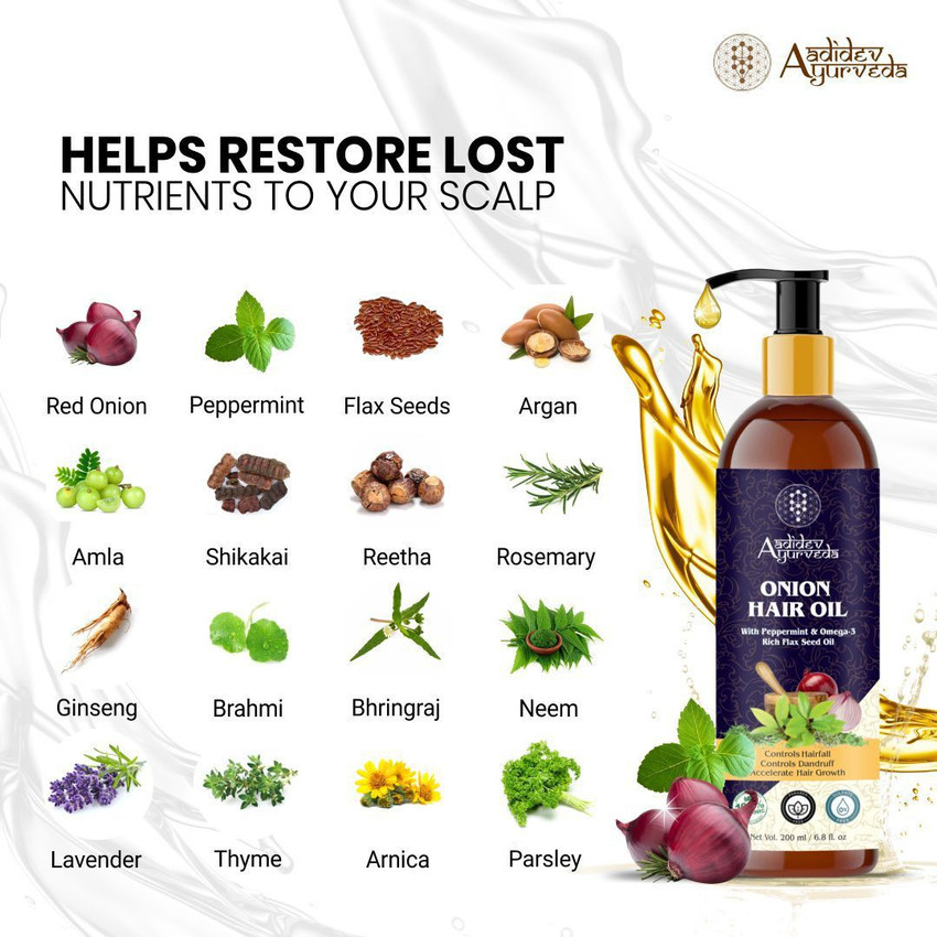 Top 145+ ayurvedic onion hair oil super hot POPPY