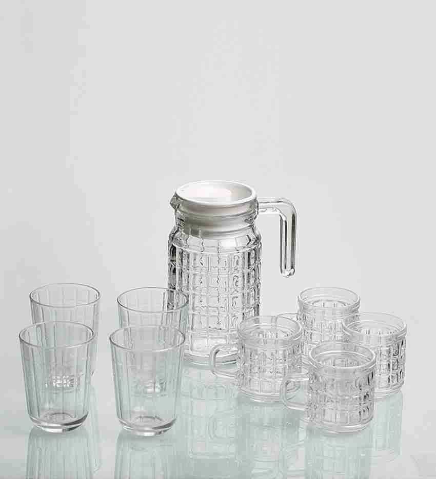 Jug - Glass Jug - Glass Jug with Lid 1.5Ltr - Transparent 1 pc