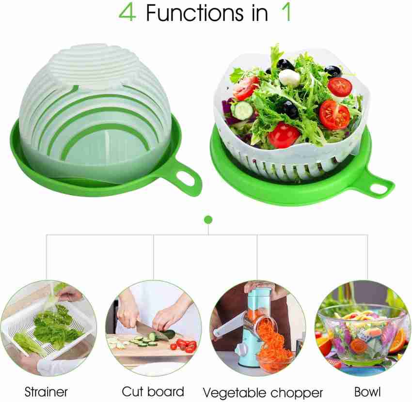 Salad Cutter Bowl Salad Maker Vegetable Fast Fruit Chopper