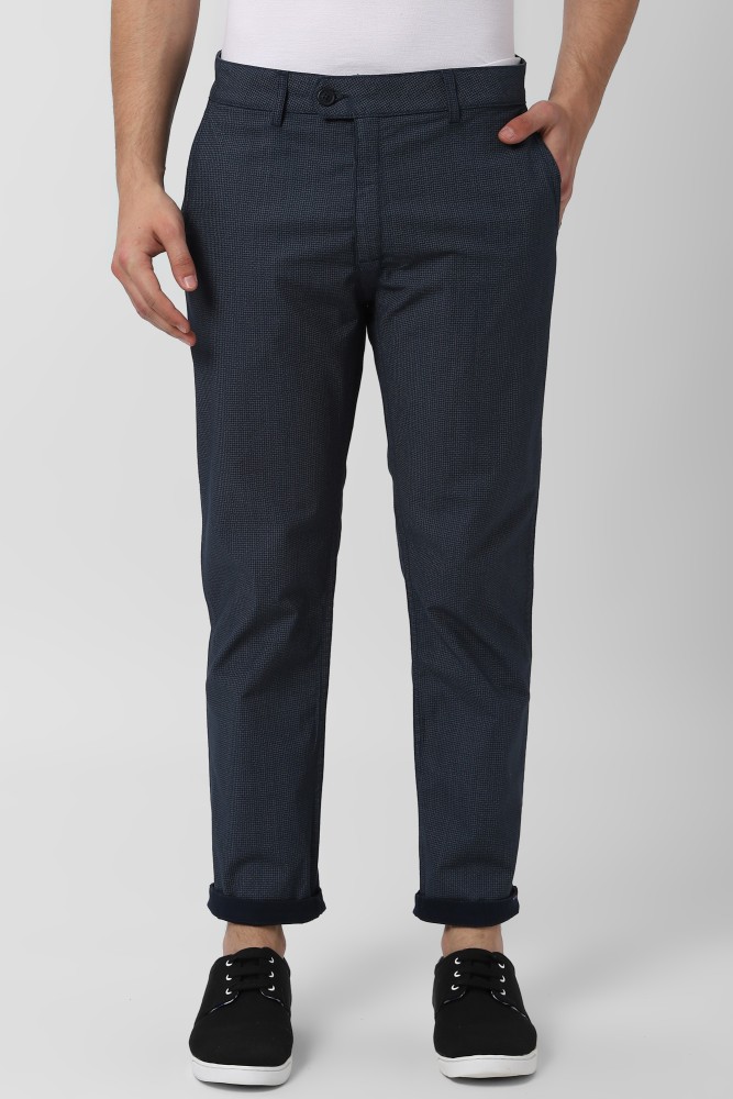 Peter England Trousers  Chinos Peter England Blue Trousers for Men at  Peterenglandcom