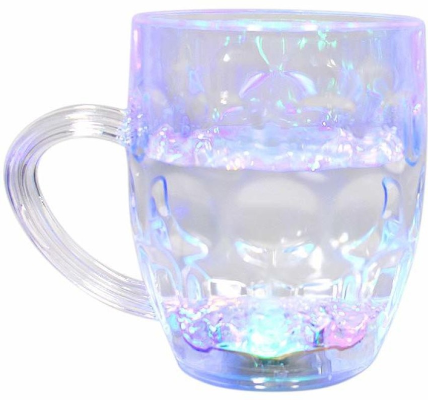 1pc Bar Inductive Luminous Thick Beer Mug, Drinking Accessories