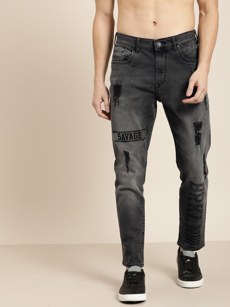 Moda Rapido Tapered Fit Men Grey Jeans 