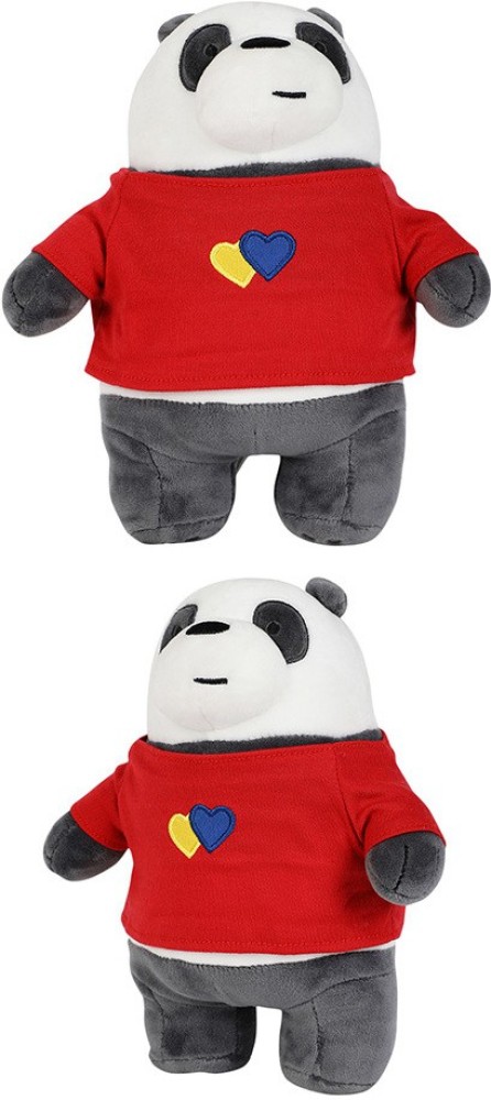 Miniso We Bare Bears Baseball Outfit Collection 9.4 Cute Bear Plush T