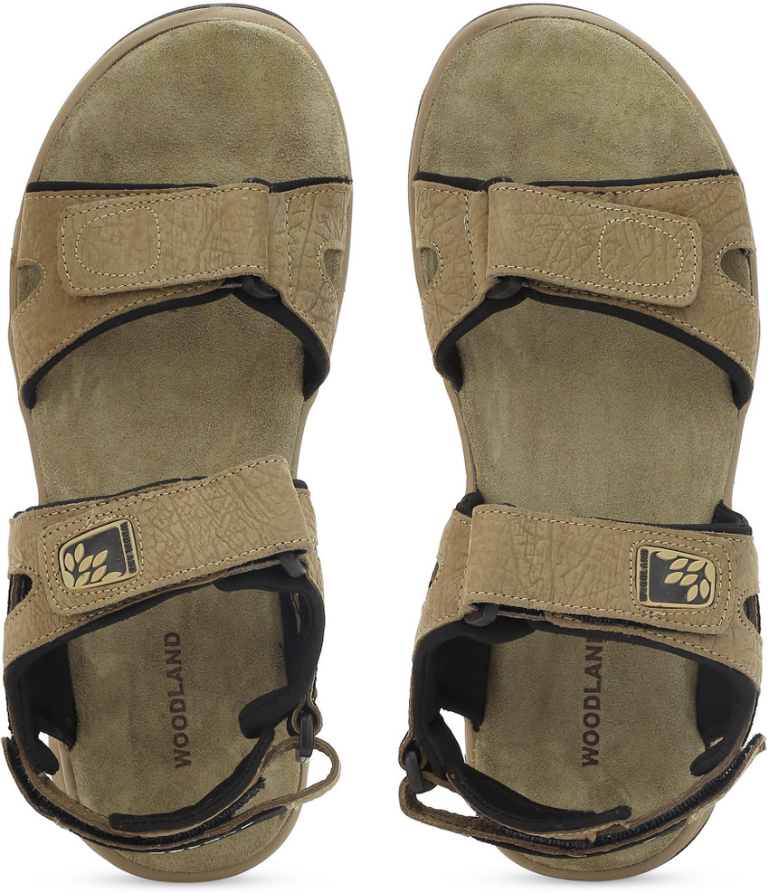 woodland men khaki sports sandals