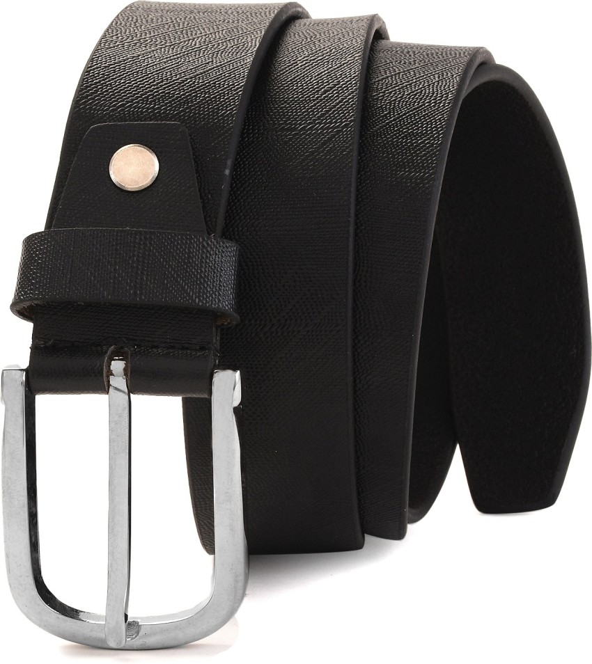 Leather Belt - Black - Men