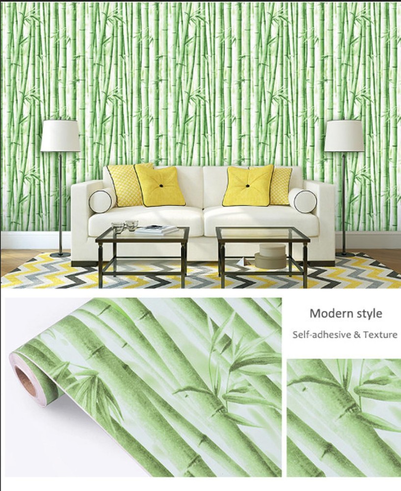 Wow Interiors 200 cm Bamboo Peel and Stick Self Adhesive Wallpaper Easily Removable  Removable Sticker Price in India  Buy Wow Interiors 200 cm Bamboo Peel and Stick  Self Adhesive Wallpaper Easily