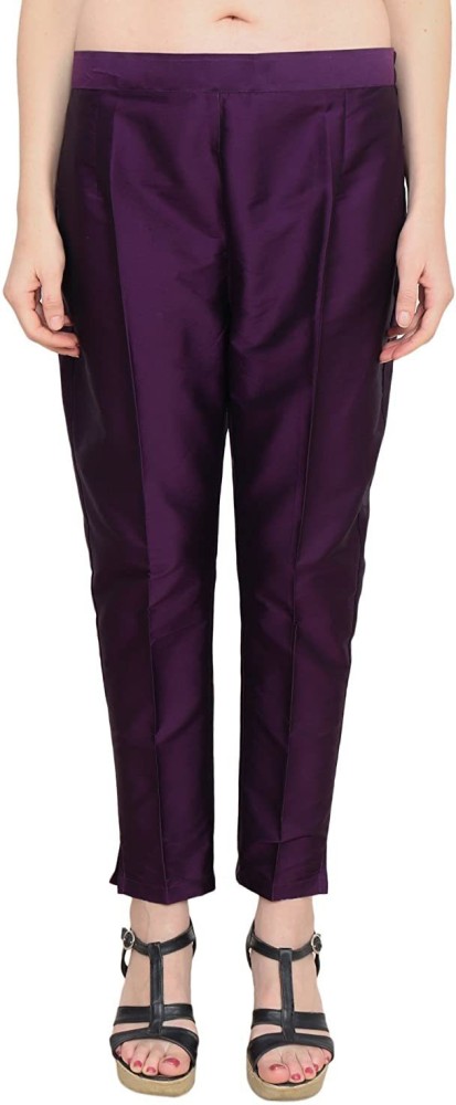 Buy Purple Silk Pants Online In India  Etsy India