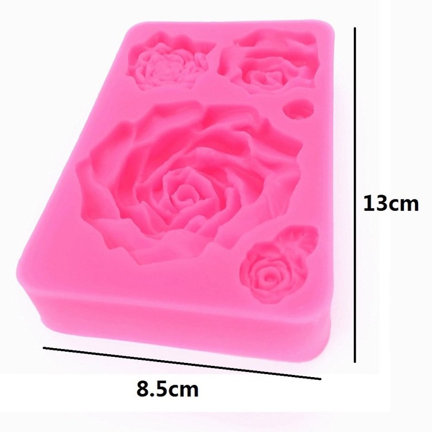 Flower Silicone Mold,7 Pack,Rose Mold India