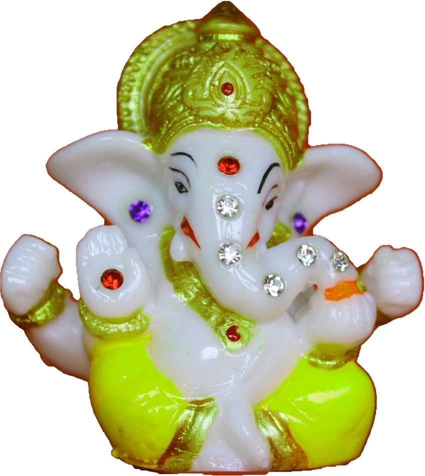 Revensa Ganpati cute Ganesh idol for car dashboard office table ...