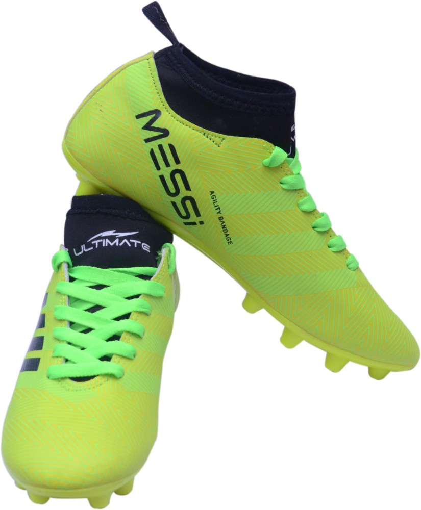 MESSI Ankle Green Football Studs Football Shoes For Men - Buy MESSI Ankle Green Football Studs Football Shoes For Men Online at Price - Shop Online for Footwears in India | Flipkart.com