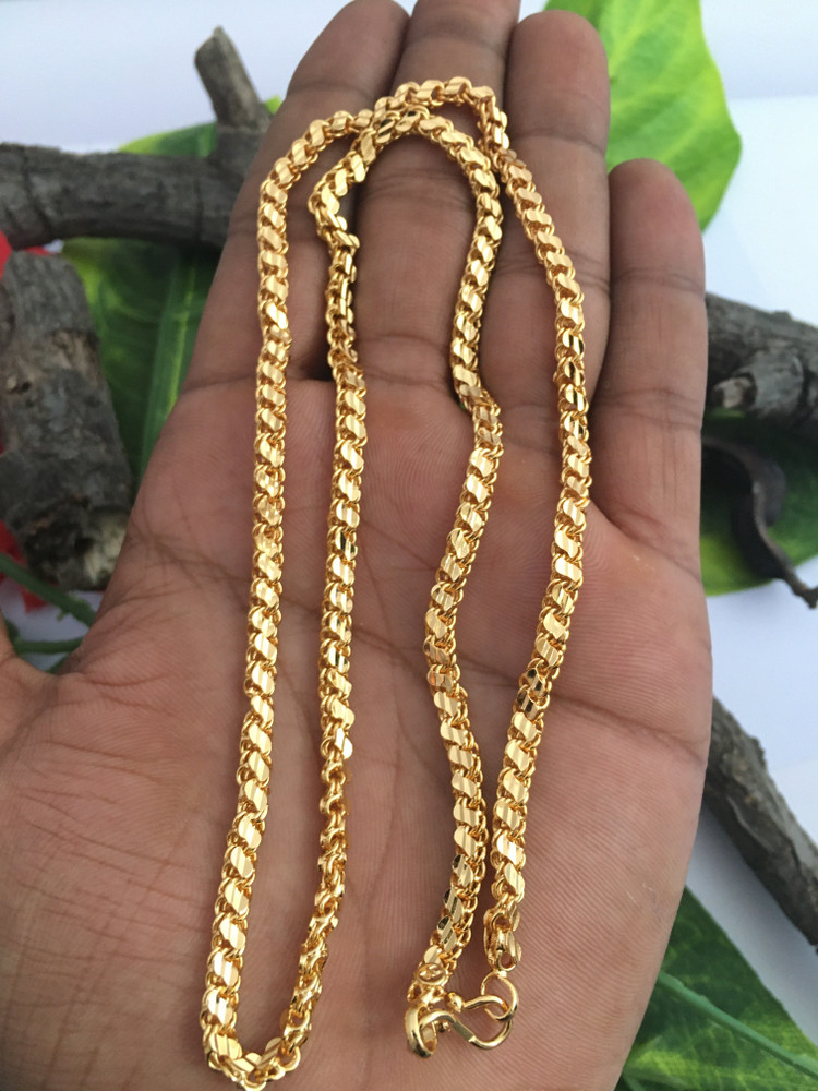 Festive Collection Micro Gold Plated Chain New Model - Sasitrends