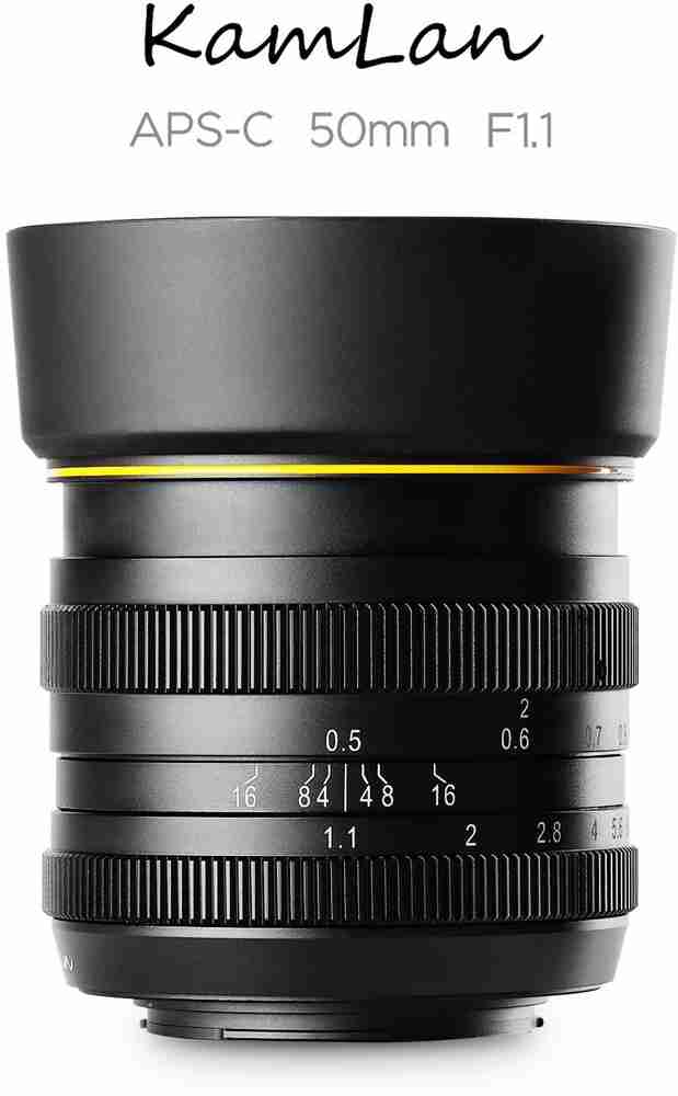 Kamlan 50mm/F1.1 Standard Prime with X Mount for All Fujifilm X
