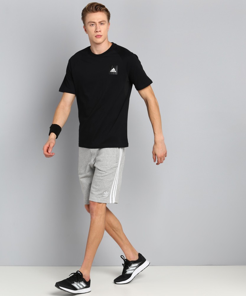 ADIDAS ORIGINALS Solid Men Grey Basic Shorts Buy ADIDAS