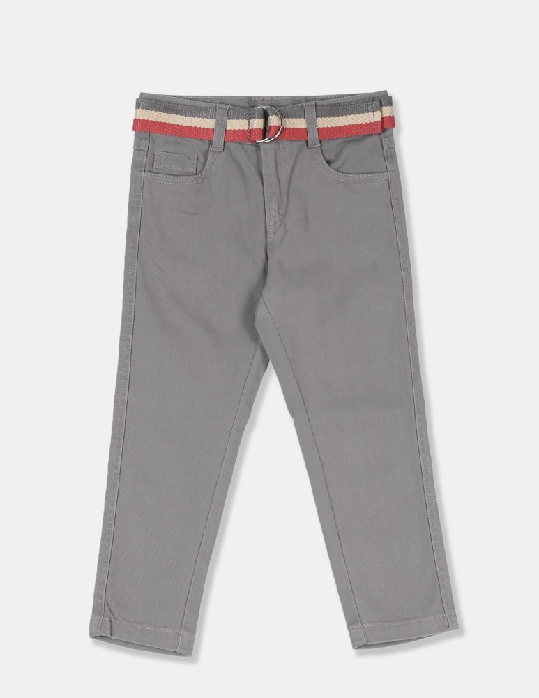 Cherokee Boys Solid Flat Front Trousers