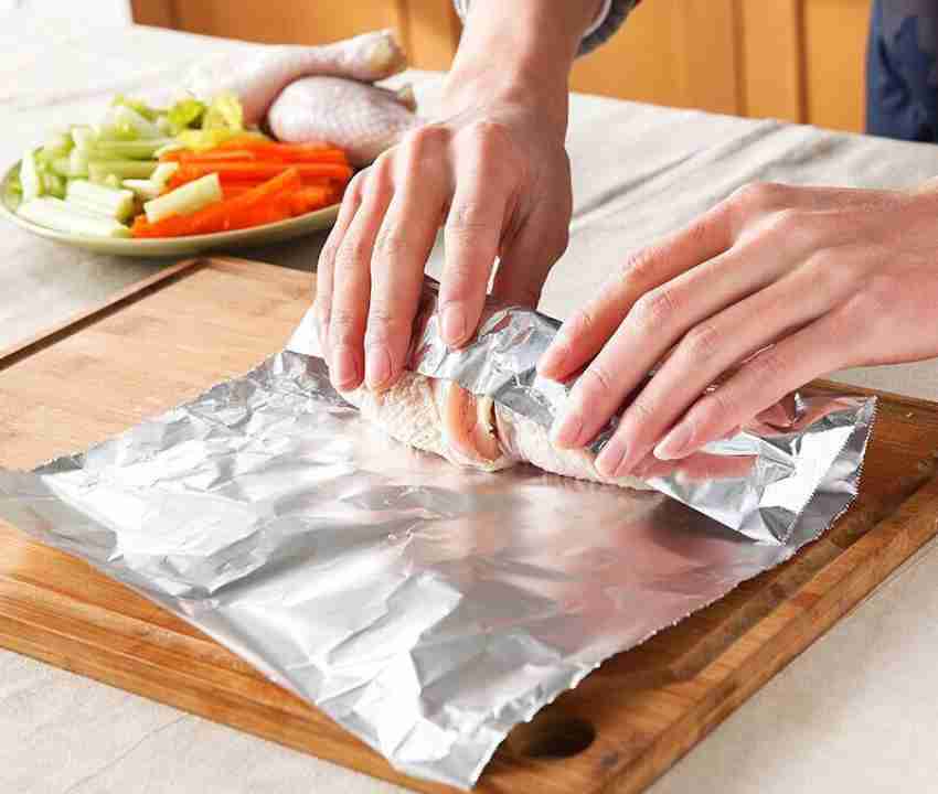 Aluminum Foil Foil Baking Barbecue Thickening Oven 30 Cm Wide 20 Micron  Thick Aluminum Foil - AliExpress