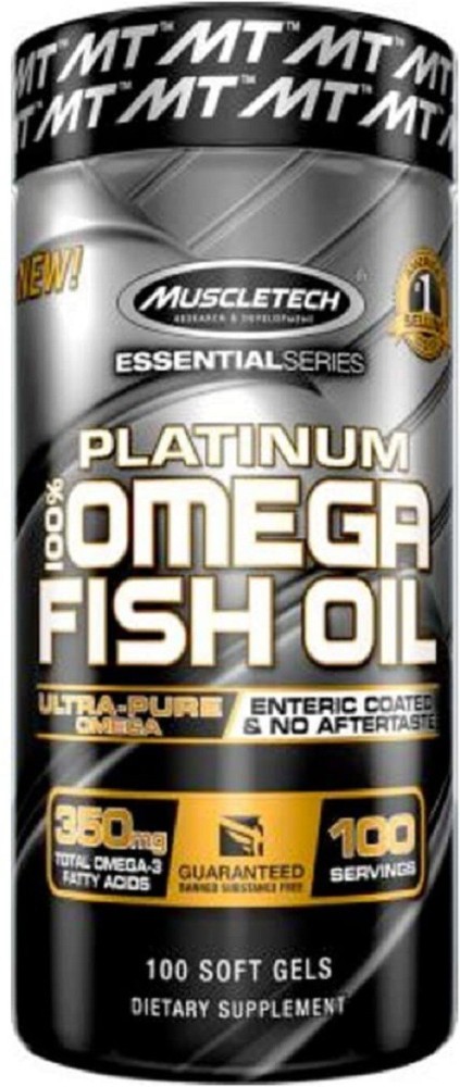 Platinum 100% Omega Fish Oil Capsules - MuscleTech · MuscleTech