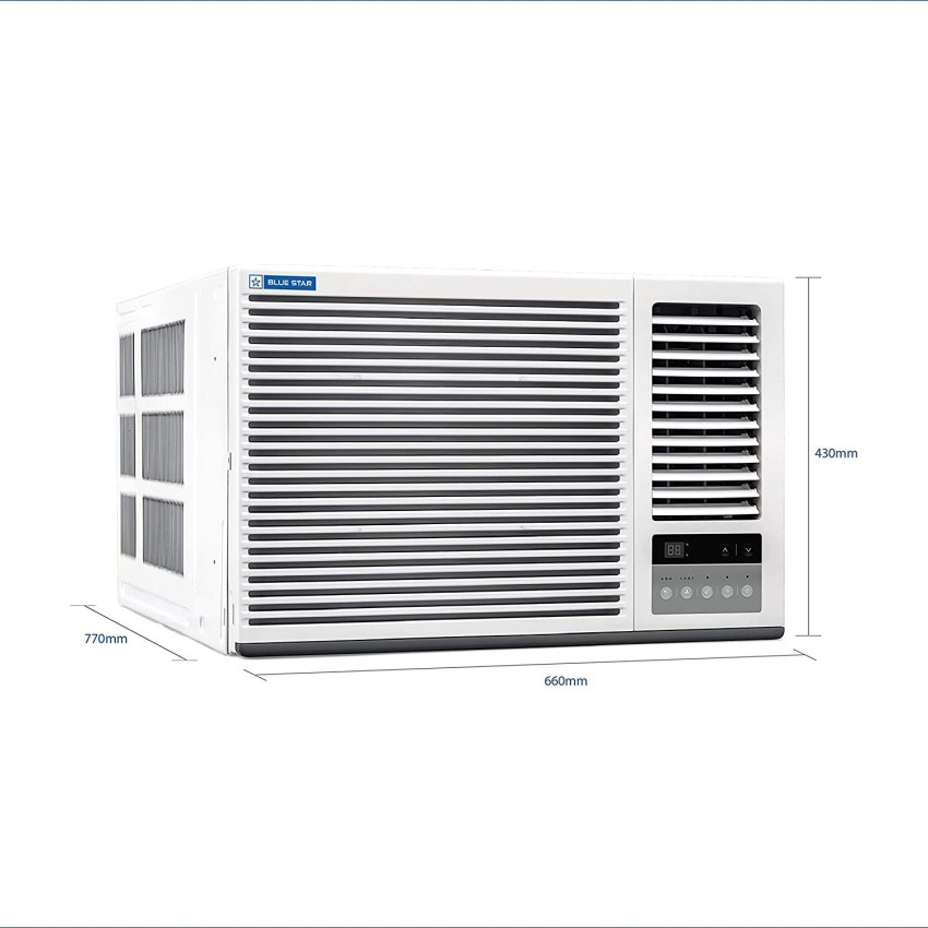 1.5 ton window ac price blue star