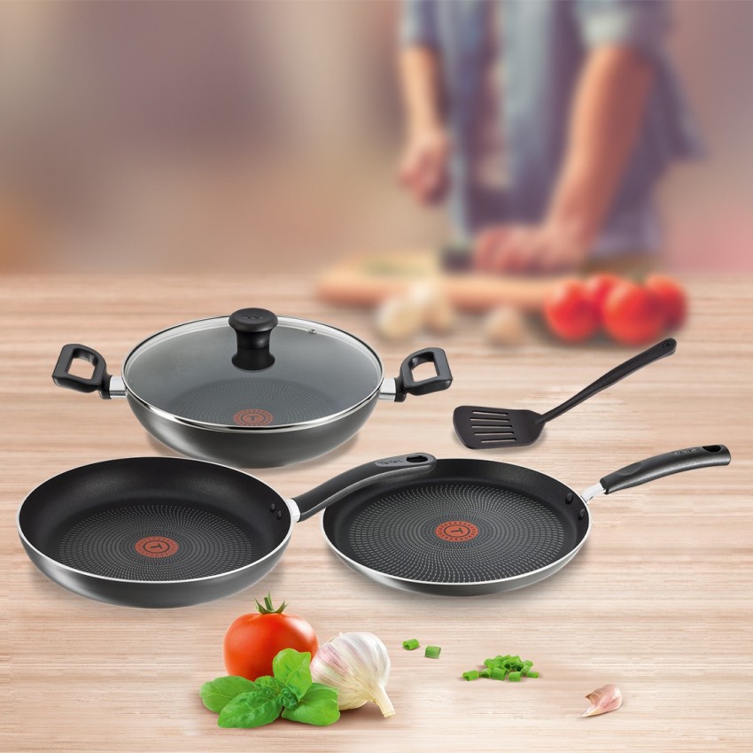 Nonstick Aluminium Tefal Delicia Fry Pan, For Kitchen