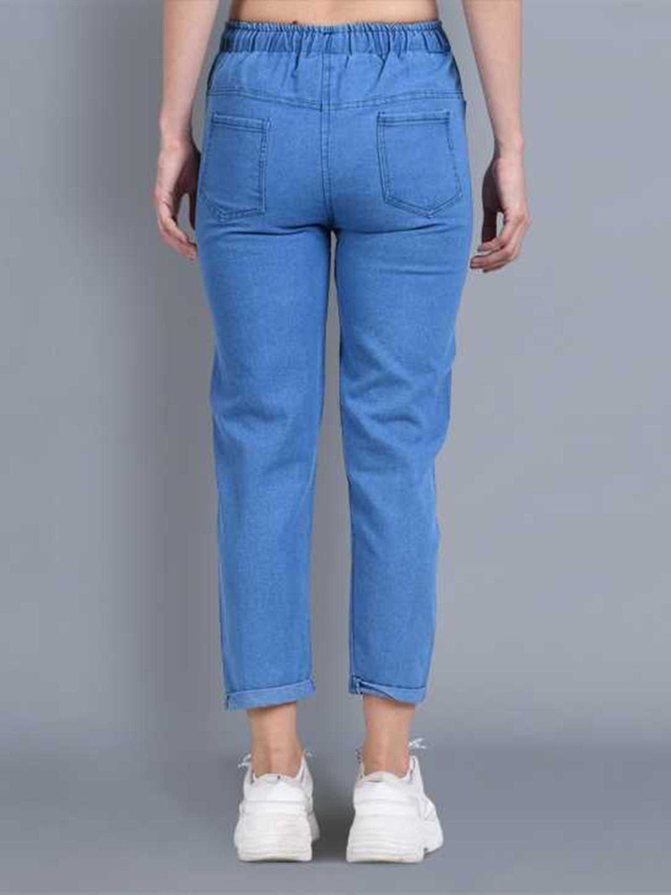 VEEROLI Regular Women Light Blue Jeans 