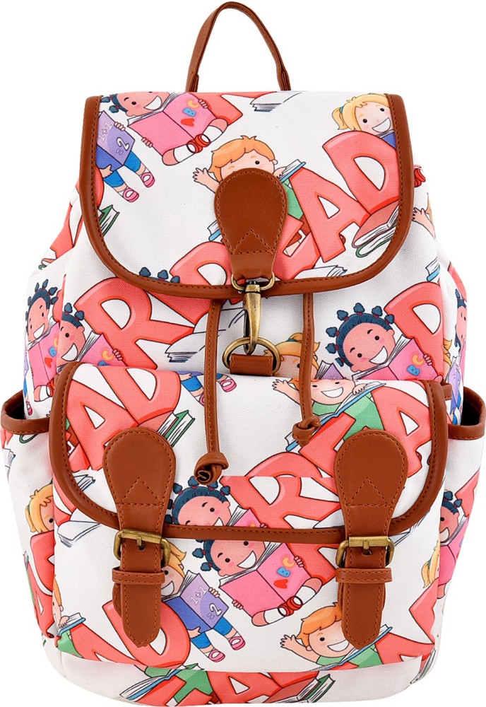 Cartoonbox Contrast PU Backpack-