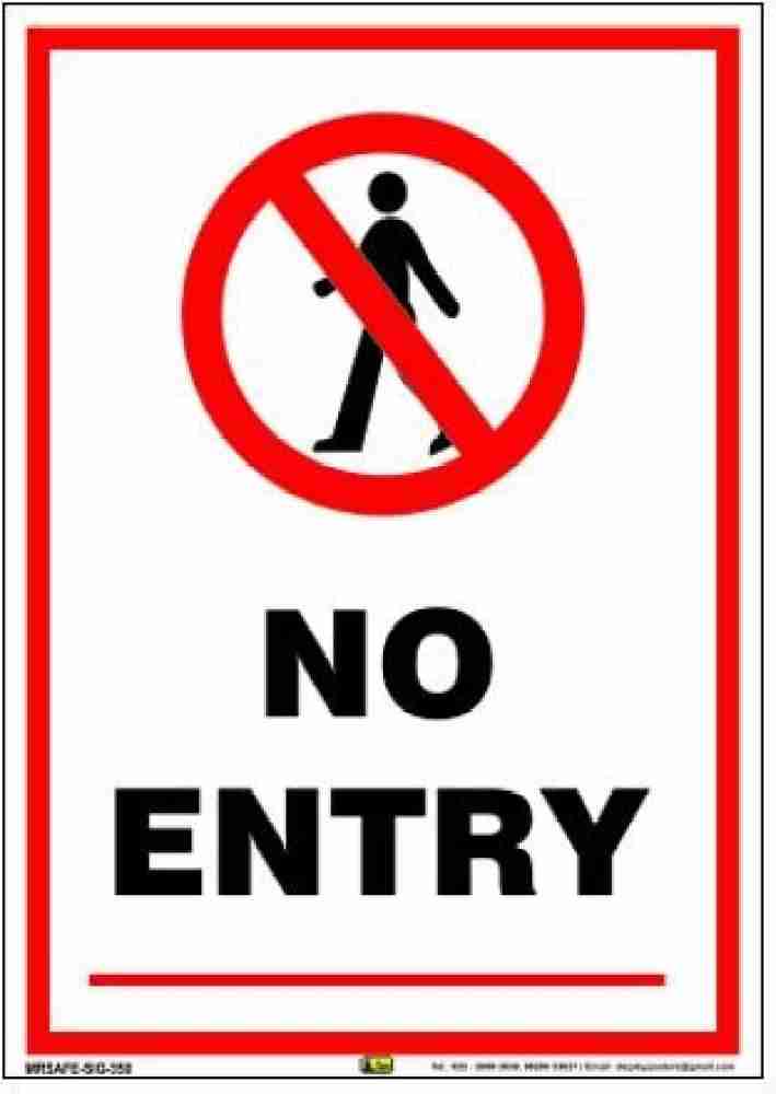 No Id No Entry Clipart