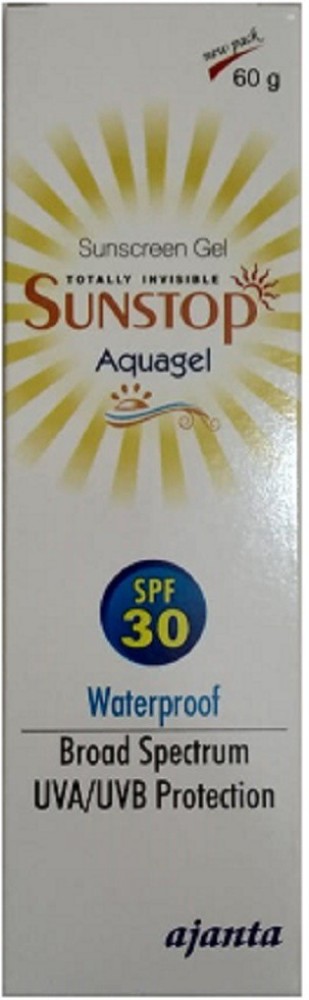 sunstop aquagel sunscreen