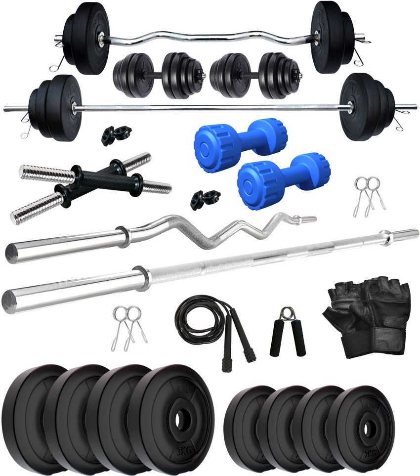 KRX 20 kg PVC 20 KG COMBO 42 WB Home Gym Combo Price in India