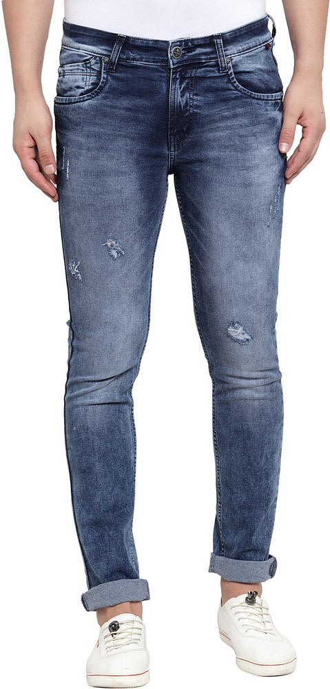 Buy CANTABIL Slim Men Blue Jeans 