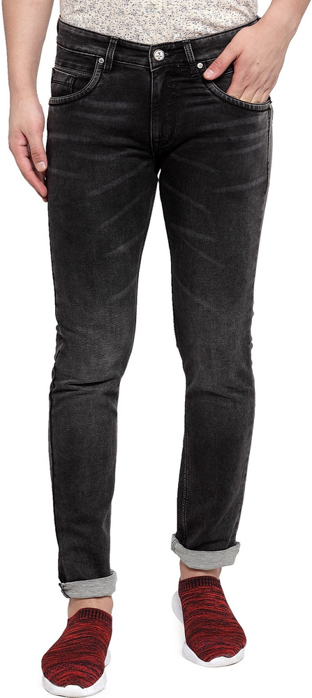 Buy CANTABIL Slim Men Black Jeans 