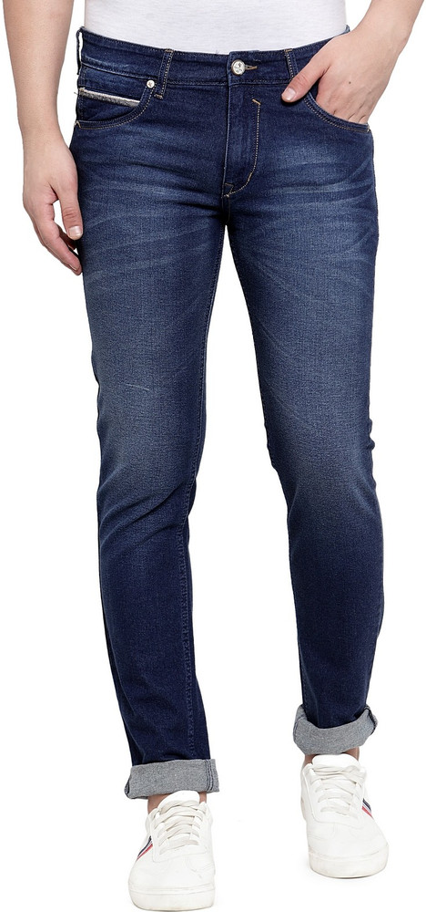 Buy CANTABIL Slim Men Blue Jeans 
