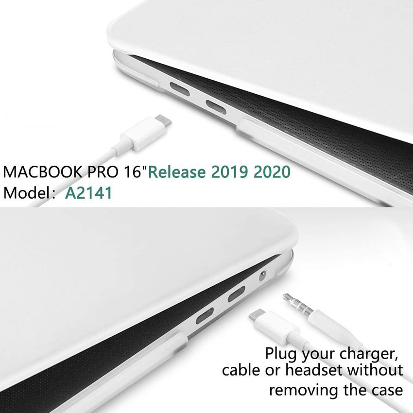 Saco Front Back Case for MacBook Pro 16 inch Case 2020 2019 Release A2141 Retina Display with Touch Bar and Touch ID Saco MacBook Pro 16 ケース 16 インチ A2141