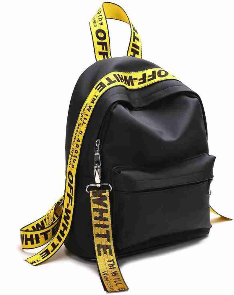 Elite Crafts Backpack Off White Black Yellow Color 21 L Laptop Backpack Black, Yellow in India | Flipkart.com