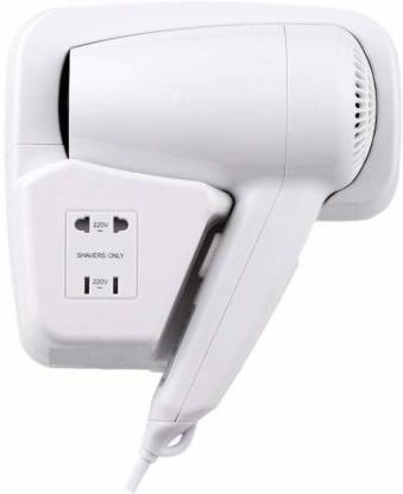 HD003 1600W Wall Mounted Hair Dryer with Shaver Socket - HurricaneDry