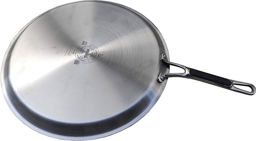 Stahl Triply Stainless Steel Artisan Mikro Saucepan Without Lid, 4292, 10  cm, 450 ml