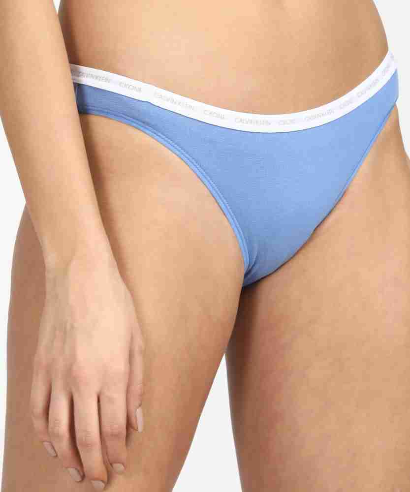 Calvin Klein Underwear Women Bikini Blue Panty - Buy Calvin Klein Underwear  Women Bikini Blue Panty Online at Best Prices in India