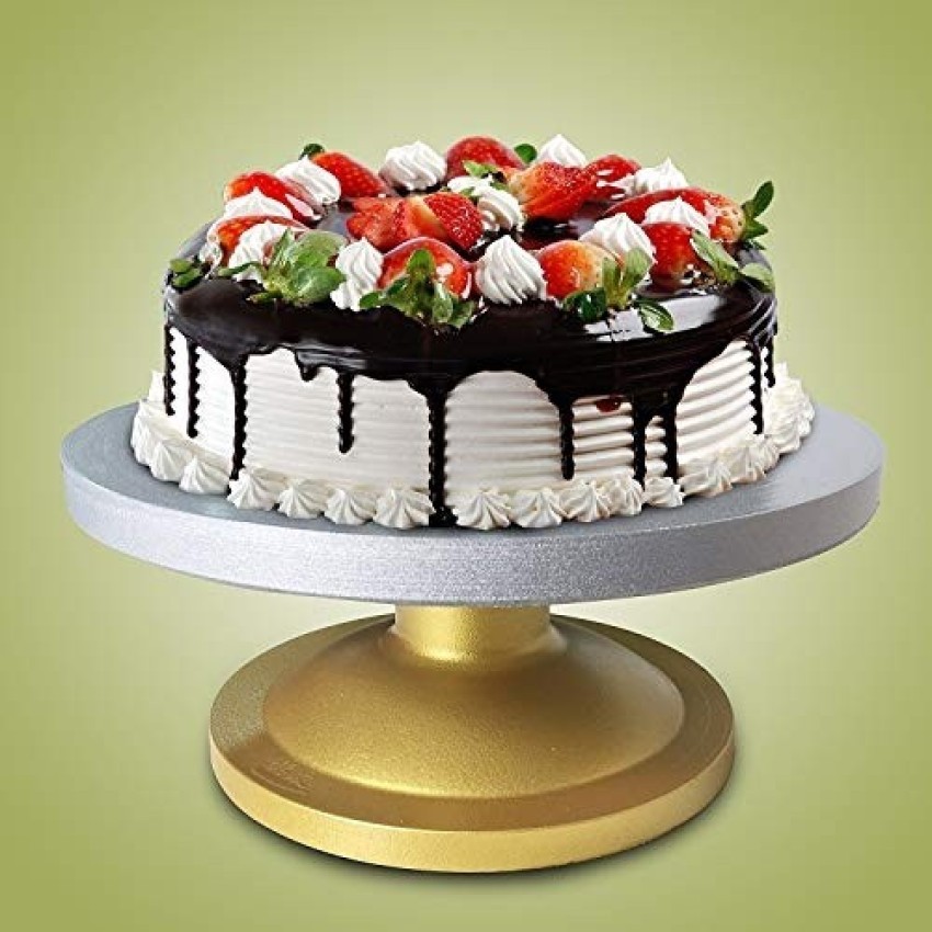 Rotating Cake Turntable, Turns Smoothly Revolving Cake Stand Multi Colour  Cake Decorating Kit Display Stand Baking