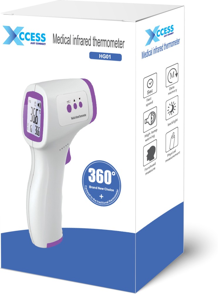 WECOLOR Medical Infrared Thermometer Contactless Thermometer HG01 With  Fever Alarm And Memory Function - Wecolor