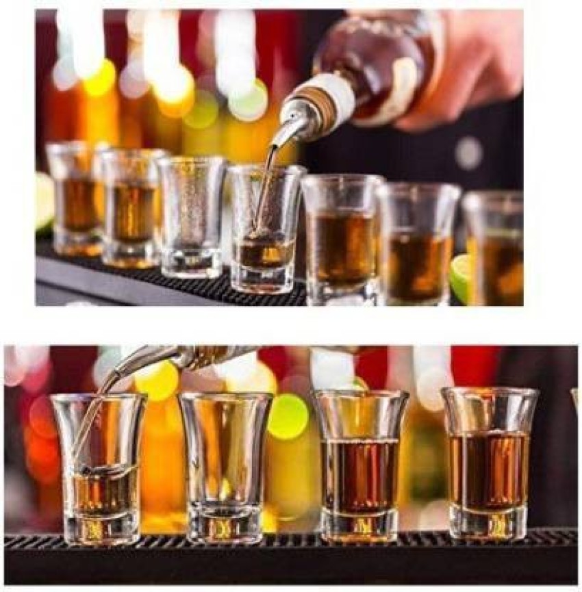 Buy BINZO Shot Glasses Set, 30 ml, Set of 12, Whisky Shot Glass