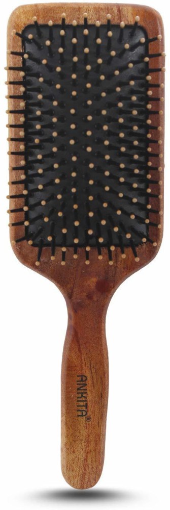 Buy Ankita Mini Paddle Hair Brush  Wooden Hair Brush  Unisex Hair Brush  Online at Low Prices in India  Amazonin