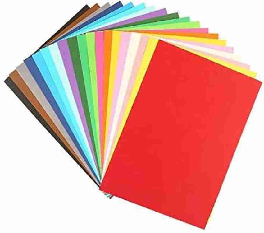 200 Pcs Colored A4 Paper, Craft Origami Paper DIY Printer Paper Copy Paper Folding Paper Stationery Paper 10 Assorted Colors Paper for DIY Handmade