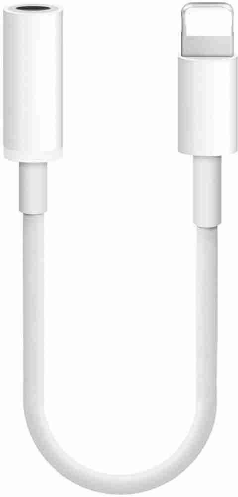 DRE White Calling Bluetooth Adapter 3.5mm Jack Earphone Headphones Mic Jack Convertor for iPhone iOS Devices(Call and Music) Phone Converter Price in India - Buy DRE White Calling Adapter 3.5mm Jack