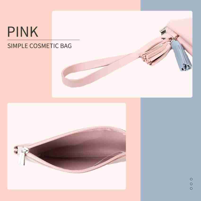 Final discounted price. MINISO LIFE pink cosmetics bag