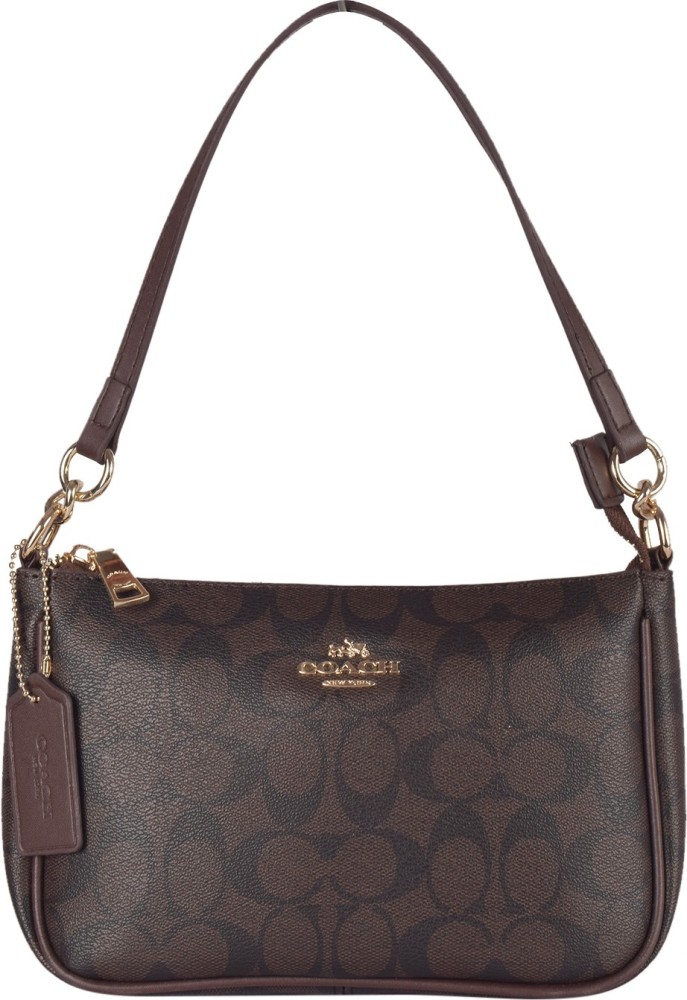 Buy COACH Women Brown Shoulder Bag Khaki Online  Best Price in India   Flipkartcom