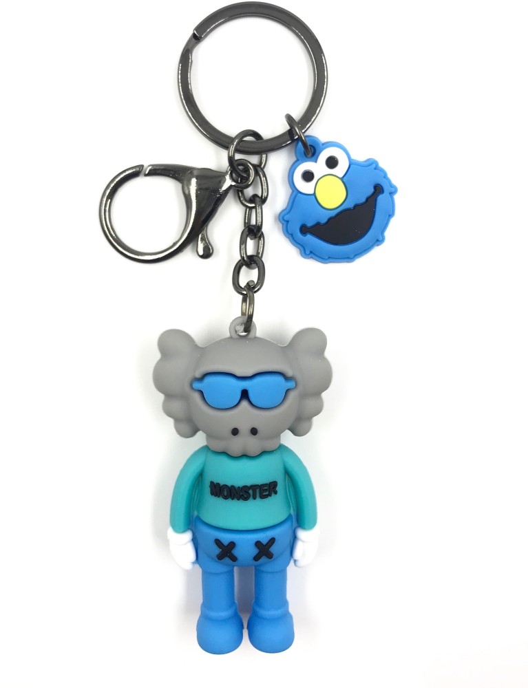 Leather Kaws Charm Handmade Kaws Bag Charm Cute Kaws Leather 