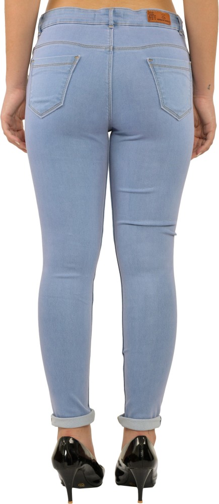 Buy BLUM Black Skinny Fit High Rise Full Length Stretchable Denim Jeans for  Women 28S 1825 at Amazonin