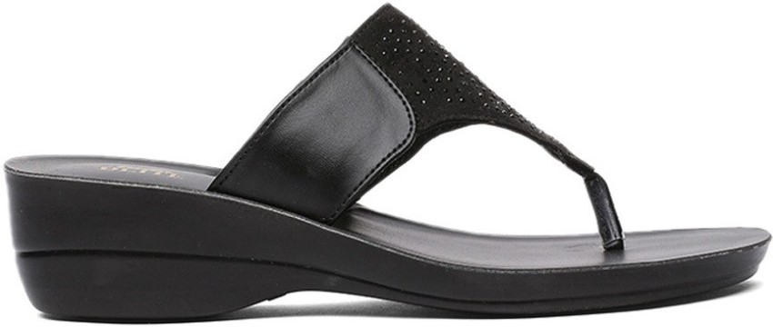 BATA womens Palm Black Slipper - 5 UK (6716305) : : Fashion