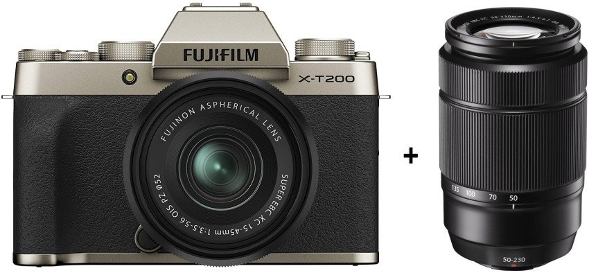 FUJIFILM X Series X-T200 Mirrorless Camera Body with 15-45 mm + 50