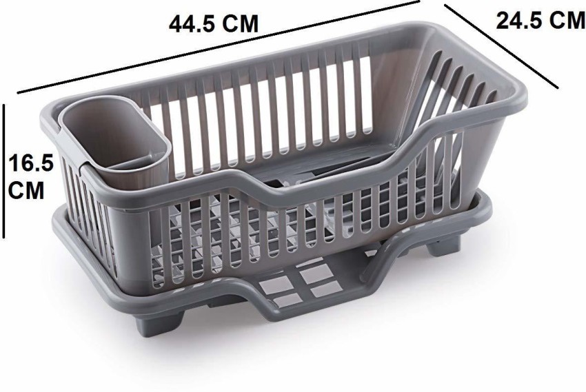 Foldable Corner Sink Rack Triangle Dish Drying Rack for RV Fruits