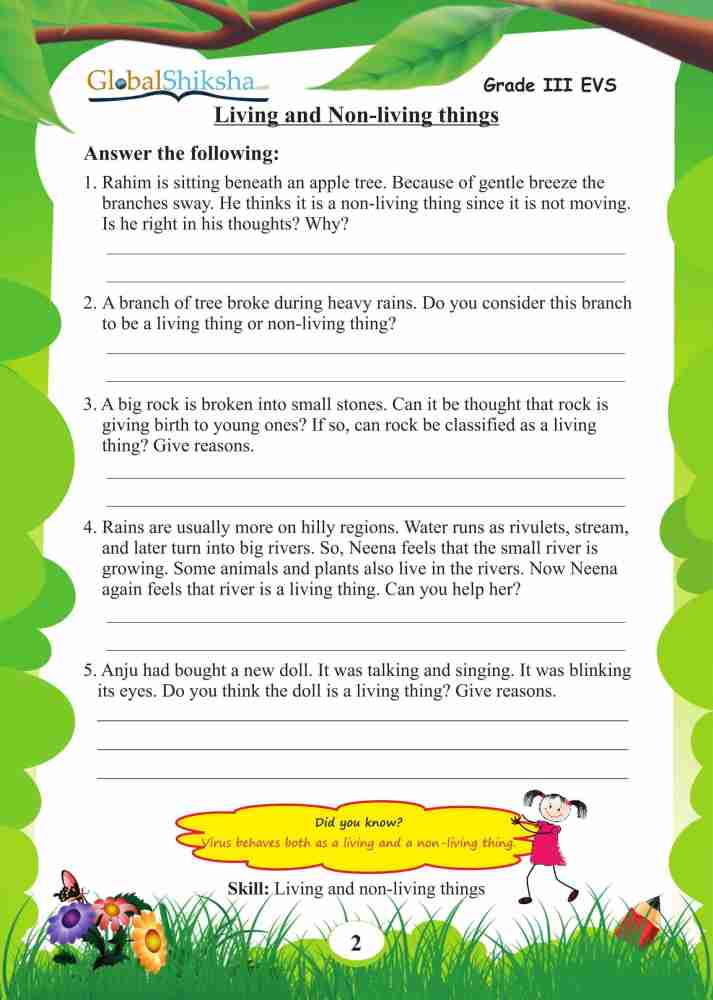 Environmental Science - Preschool: Big and Small Worksheet 2